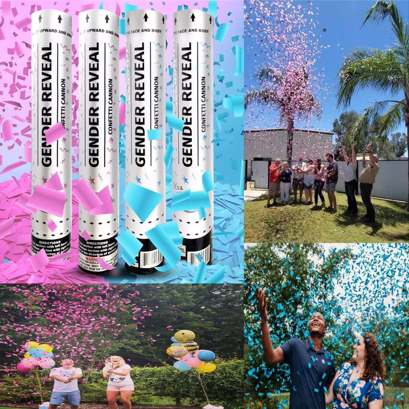 Gender Reveal Confetti Cannons
